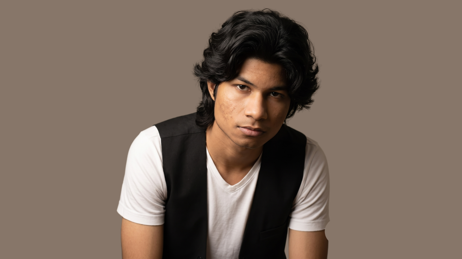 Vivek Singh Rajput in Black Vest